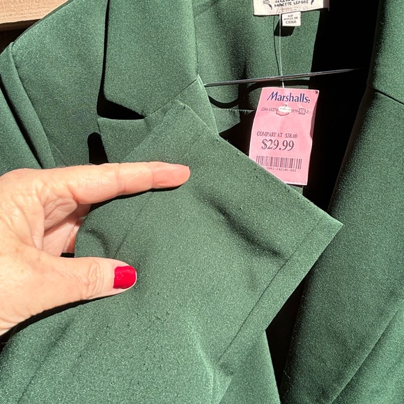 🎉NWT🎉 Gorgeous Green Blazer Sz 12 - Picture 7 of 15